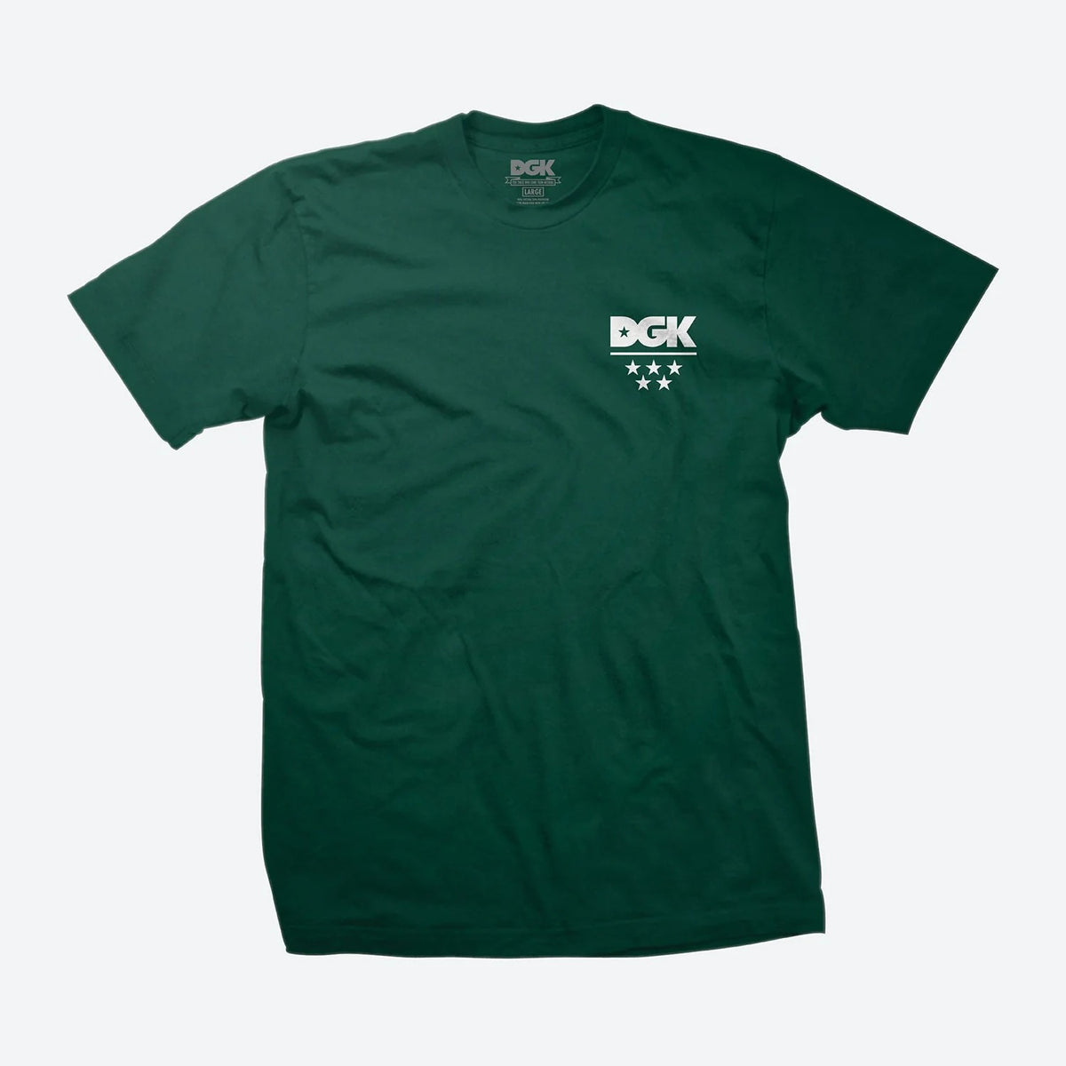 Camiseta Importada  DGK - ALL STAR MINI LOGO  GREEN/ VERDE ESCURO  (M)