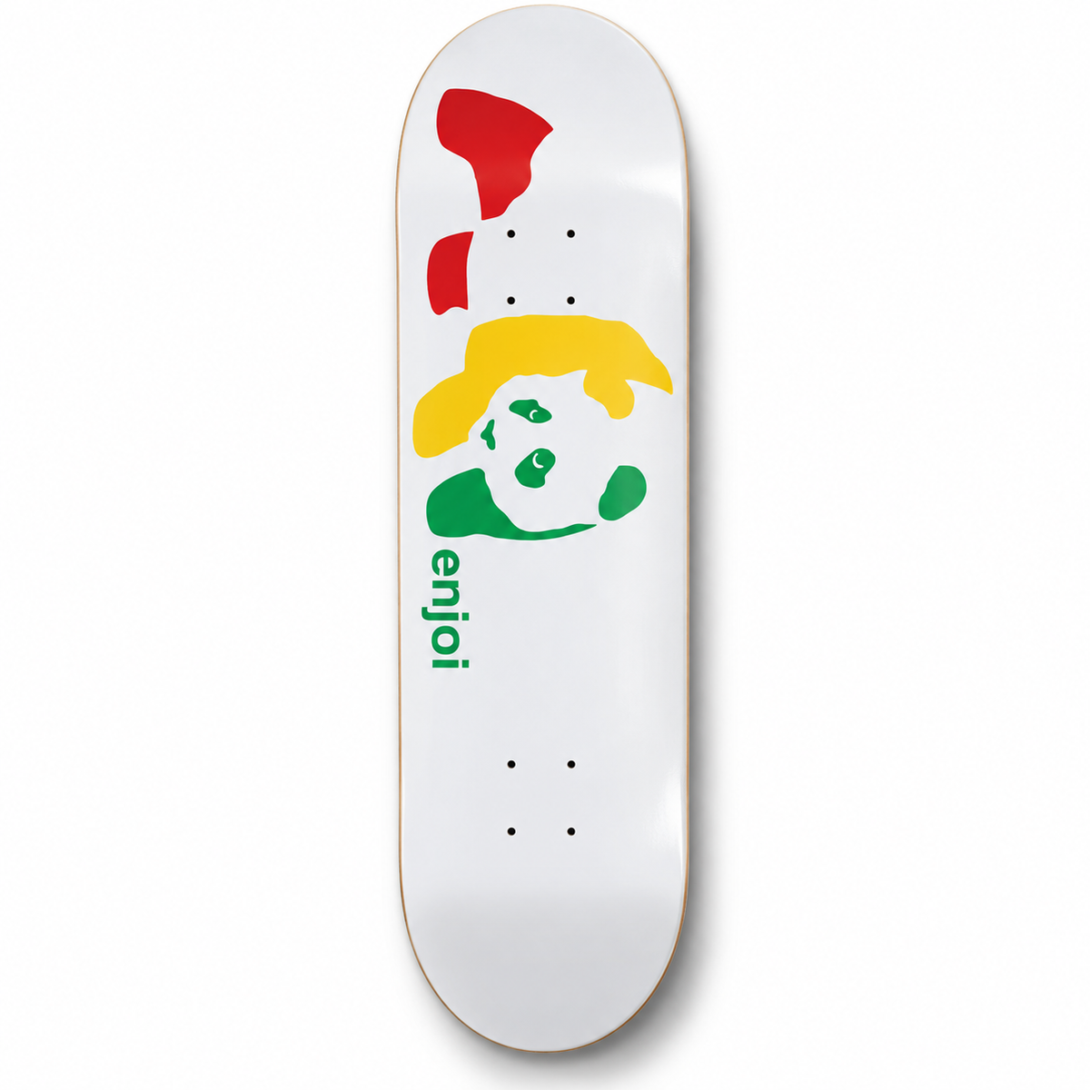 Shape Maple Importado Enjoi PANDA Rasta  White  Resin-7 8.5"