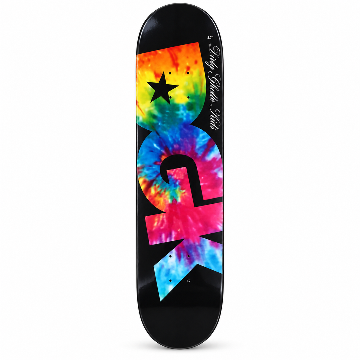 Shape importado Maple DGK - TIE DYE Black  8"