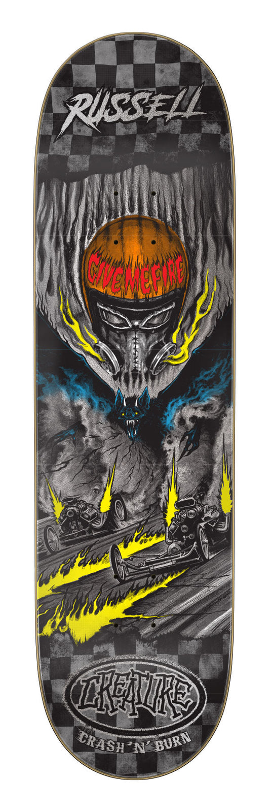 SHAPE CREATURE RUSSEL CRASH AND BURN 8.5"