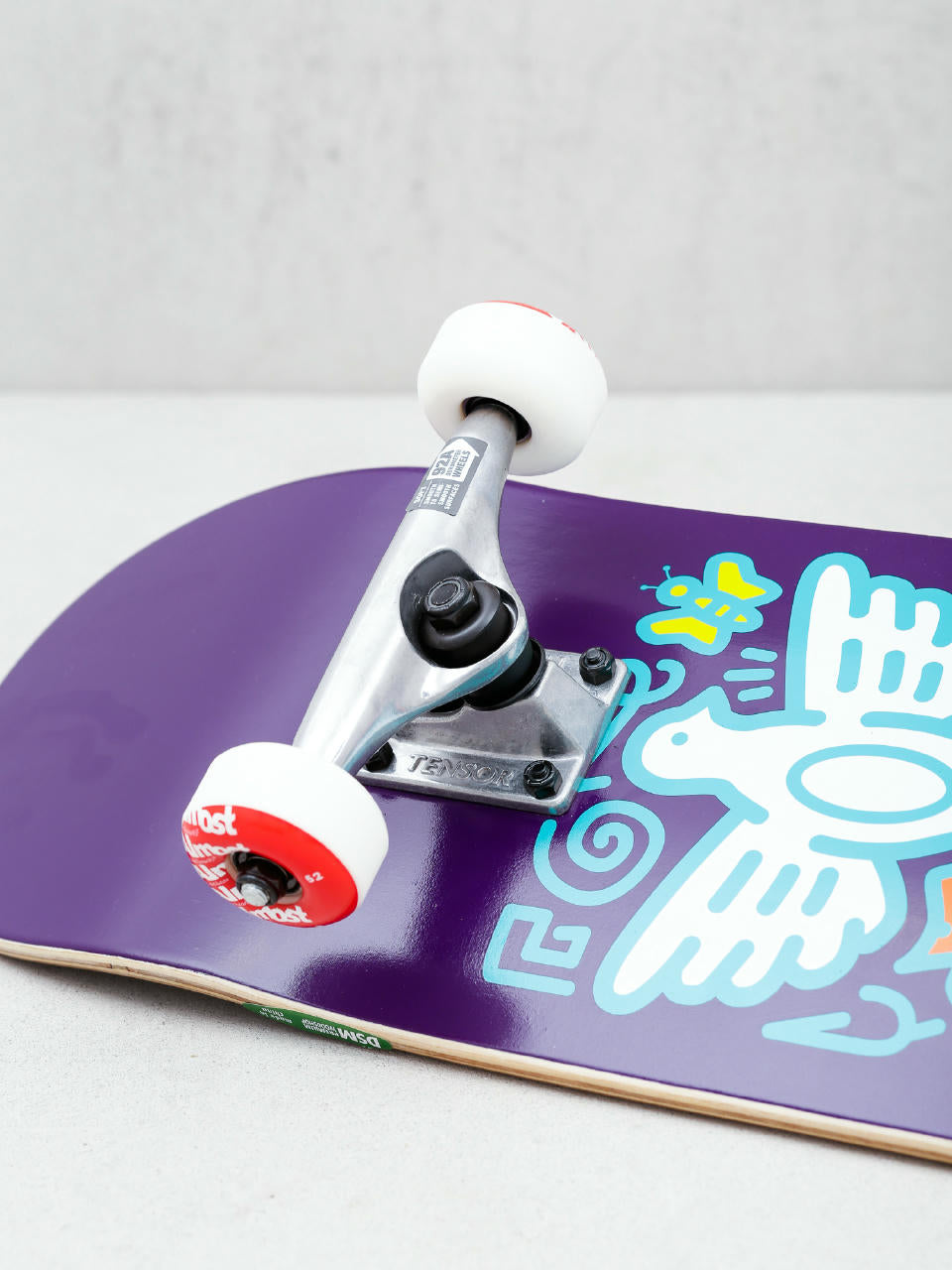 Skate Importado Almost Skateboard Skateistan Sky Brown Doodle Purple 7.8