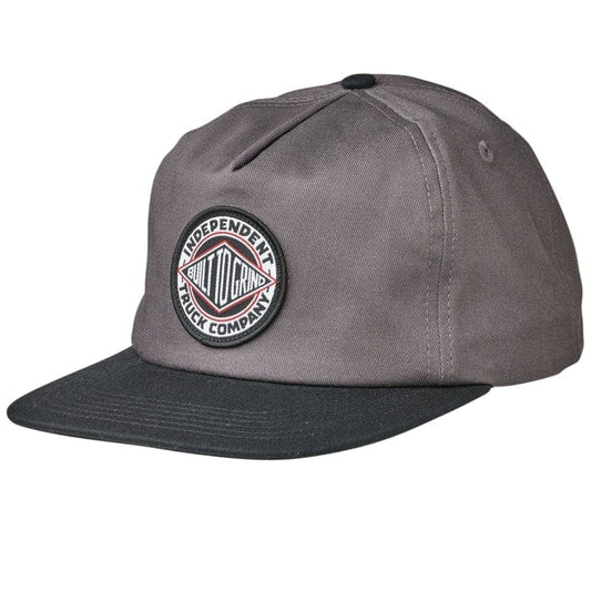 Boné Independent Trucks Snapback BTG Summit cinza/preto
