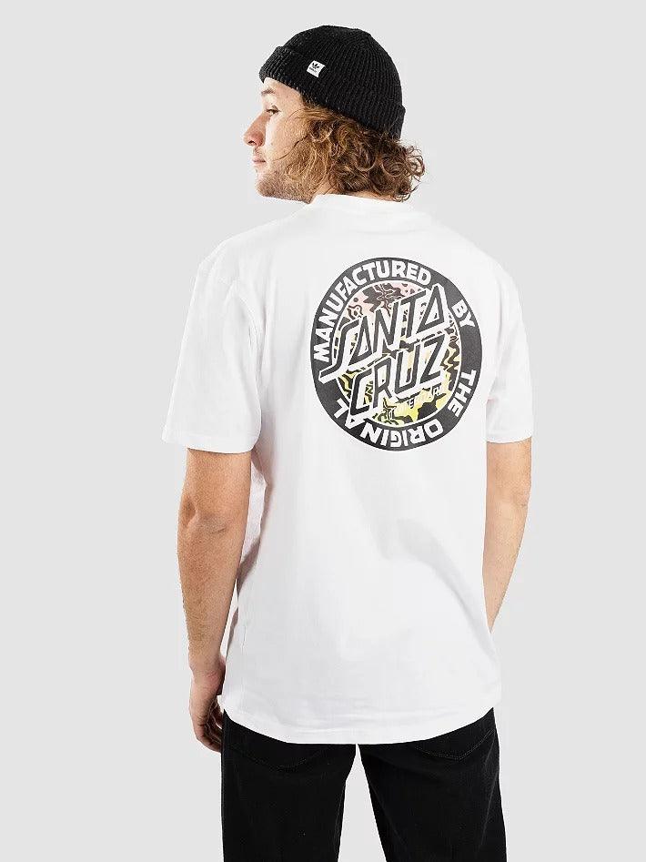 Camiseta Santa Cruz Acidic MFG Dot White