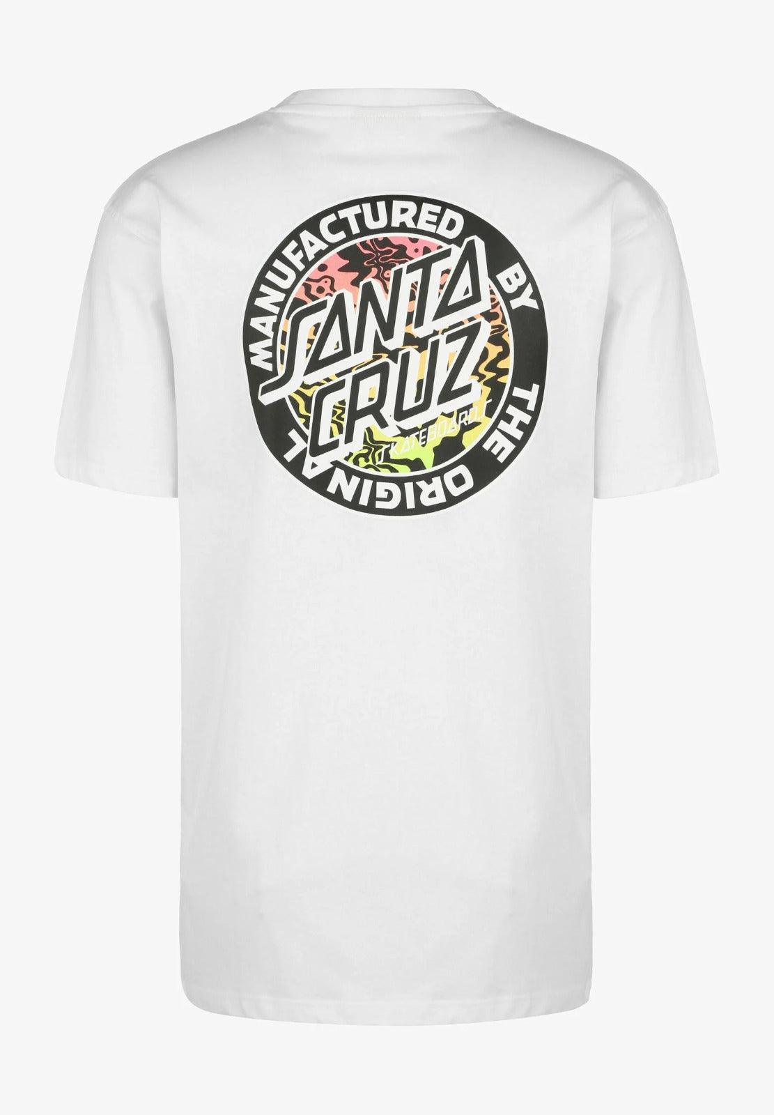 Camiseta Santa Cruz Acidic MFG Dot White