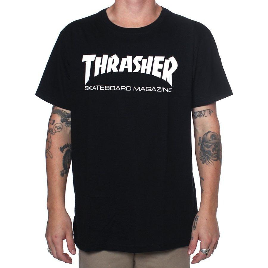 Camiseta Thrasher Magazine Skate Mag Black