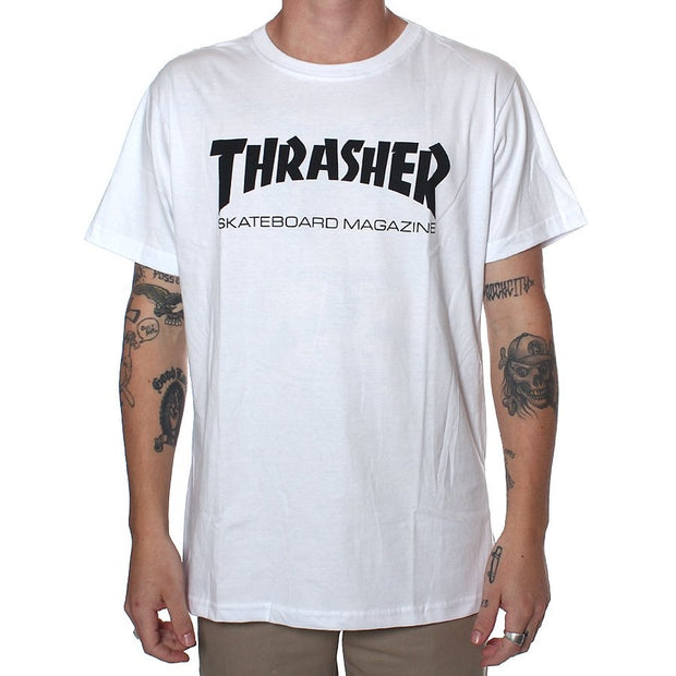Camiseta Thrasher Magazine Skate Mag Branco