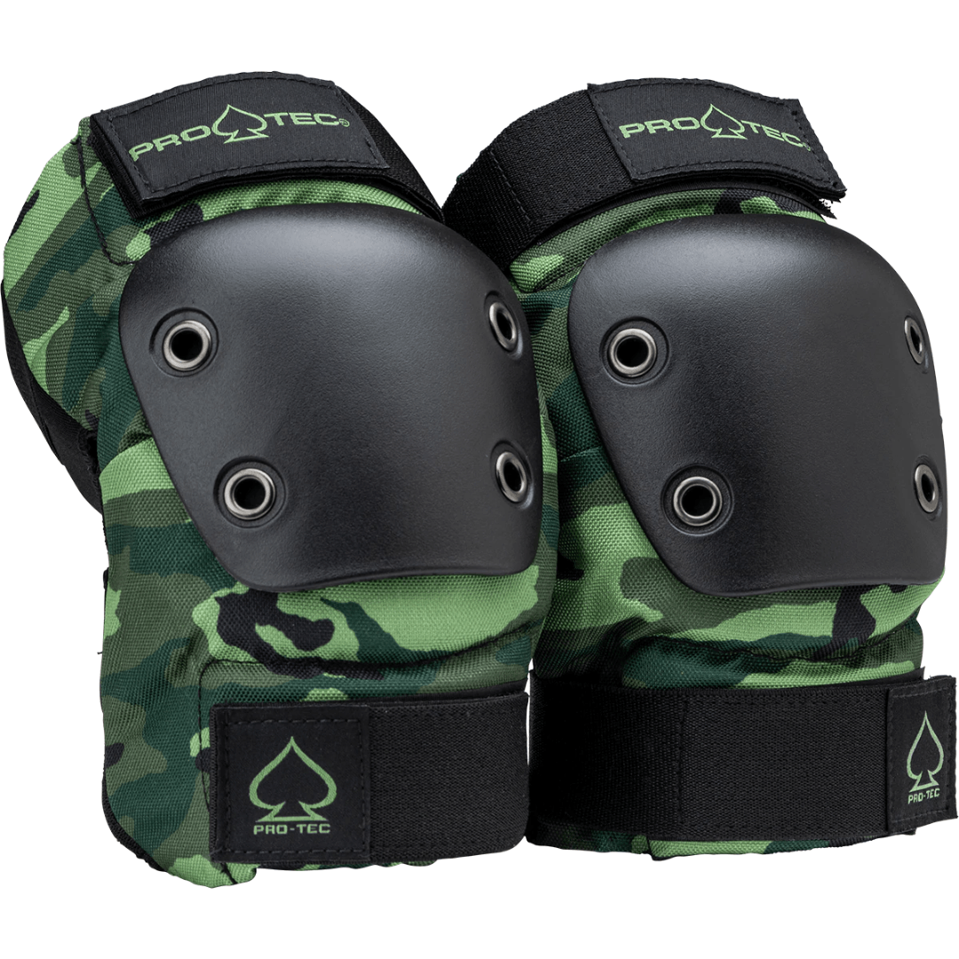 Kit Proteção PROTEC Street Knee /Elbow Pad Set  Street -  Open Black Camo