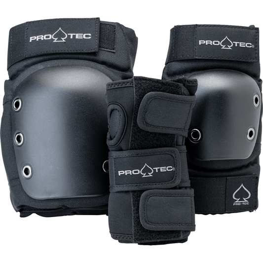 Kit Proteção PROTEC JR. Street Gear 3-Pack - Black (infantil)