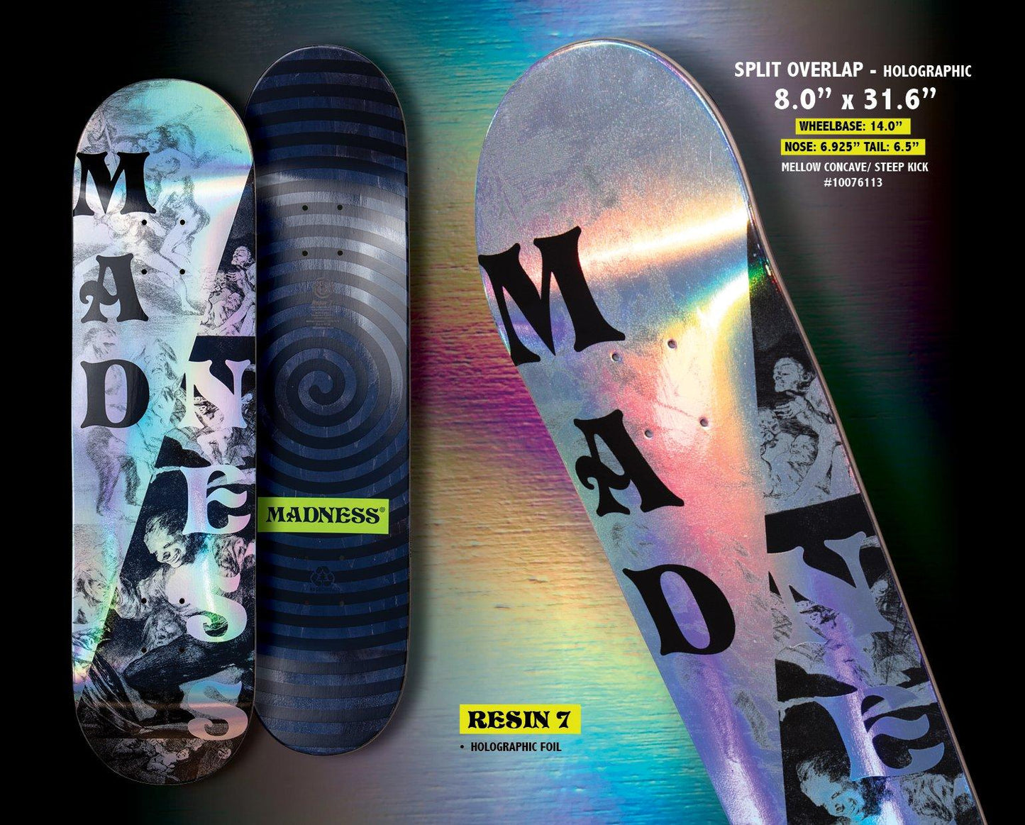 Shape Maple Madness Split Overlap Popsicle Holographic Super Sap Resin-7 8.0