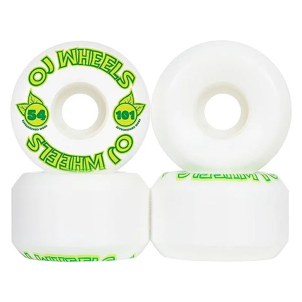 Roda OJ wheels Concentrate  Hardline  101a White/Green 54mm