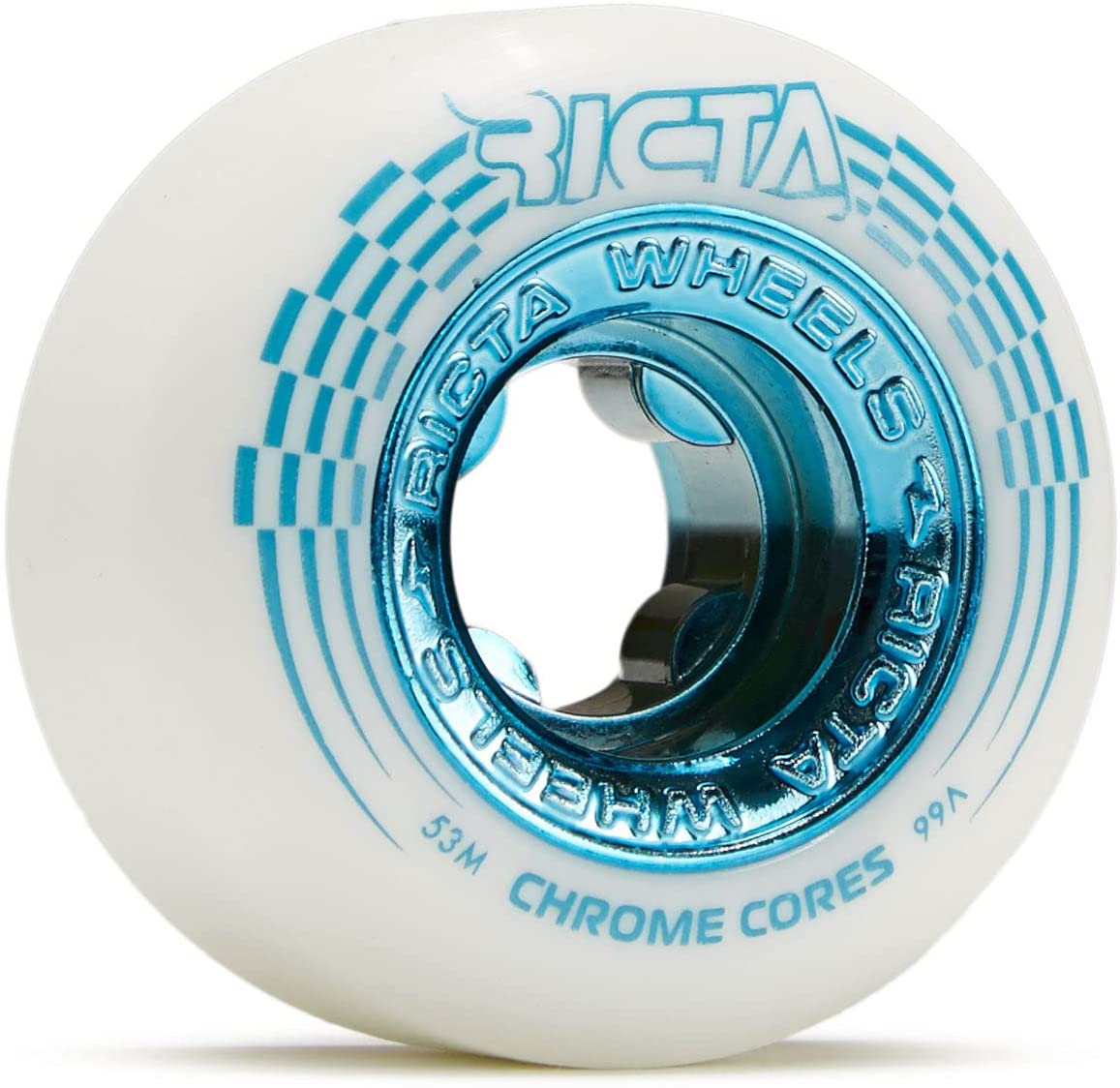 Roda Ricta wheels Chrome Core white Teal 99a 53mm