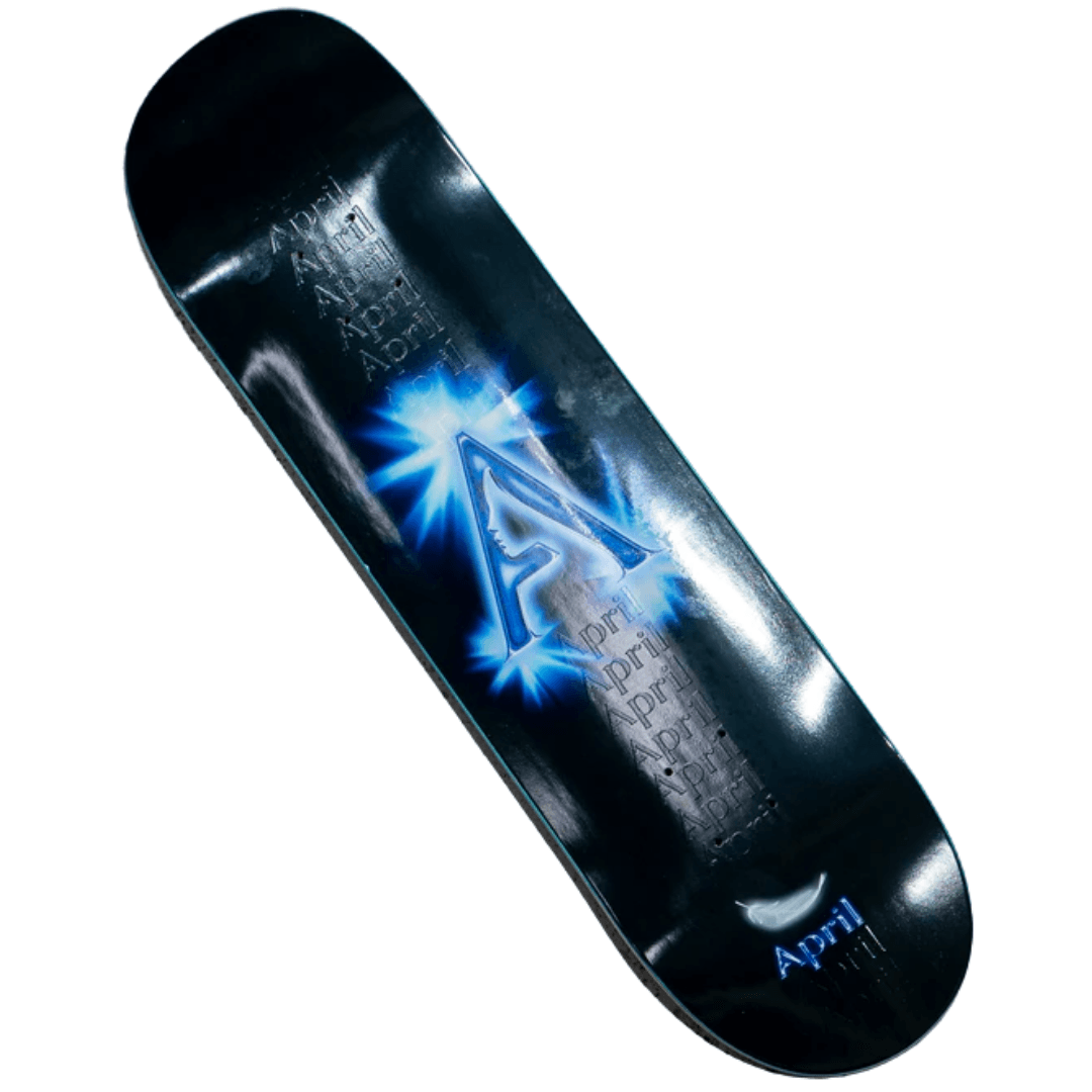 Shape Maple  Shape April Skateboard Logo A Blue Black