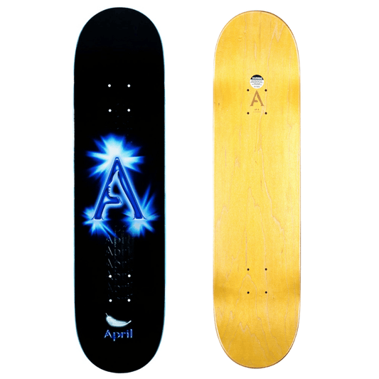 Shape Maple  Shape April Skateboard Logo A Blue Black