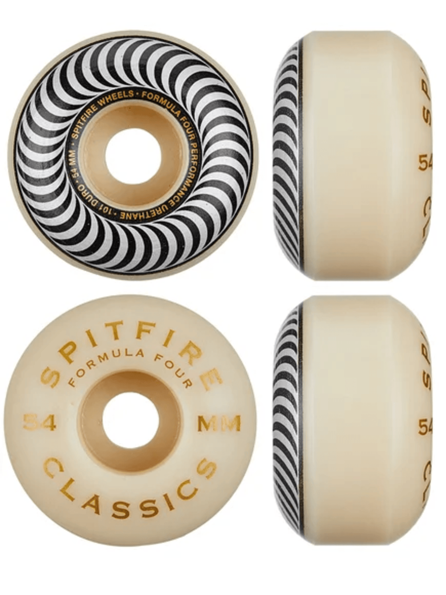 Roda Spitfire F4 Classic Silver 101DU 54mm